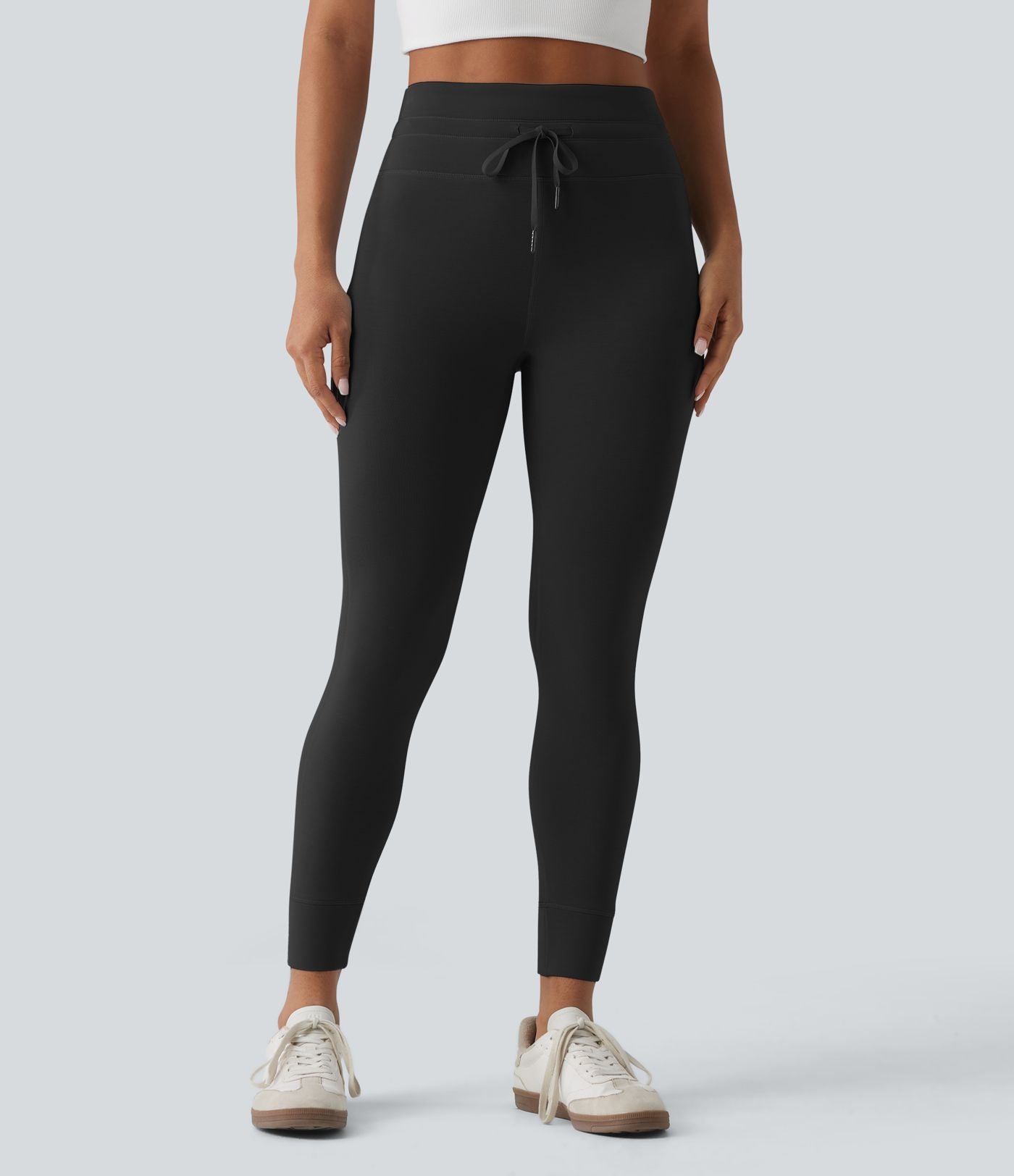 Pantalon casual skinny SpacerTek™ taille haute avec cordon de serrage et poches
