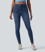 Jean Halara Flex™ skinny décontracté taille mi-haute avec poches