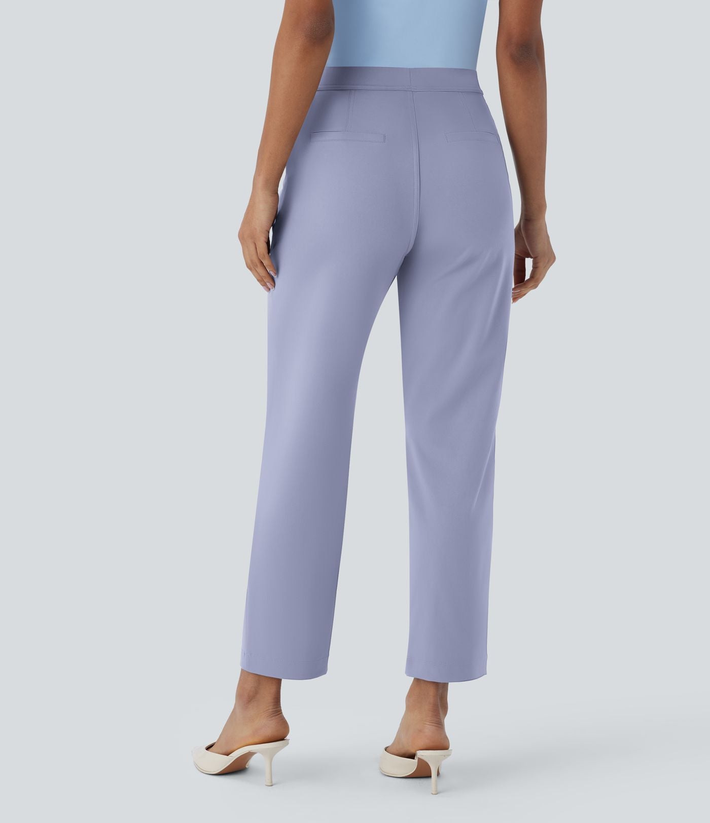 Pantalon de travail fuselé longueur cheville taille haute Halara Flex™ DayStretch avec poches