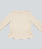 Haut de sport yoga SoftlyZero™ Plush manches longues froncé