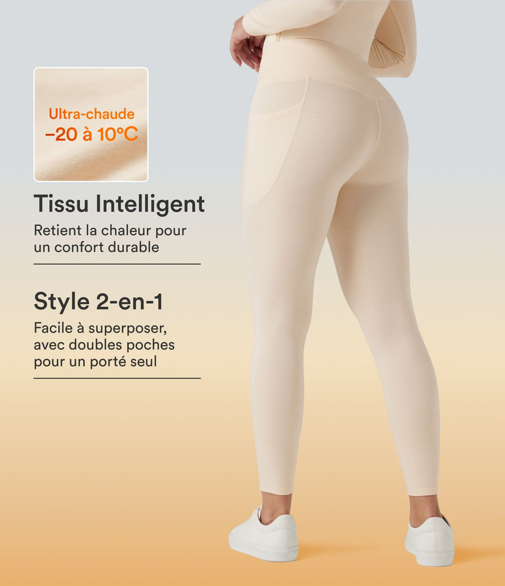 Legging chauffant taille haute Halara HeatCore avec poches