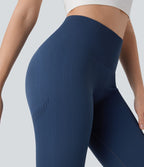 Legging de yoga 7/8 sans couture Seamless gainant et sculptant à taille haute
