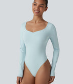 Body moulant manches longues