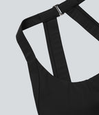 Robe de Danse Sport Mini à Volants Torsadés Dos Nu - Longueur Plus