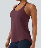 Débardeur running Halara UltraSculpt™ col rond dos croisé bonnets E-G