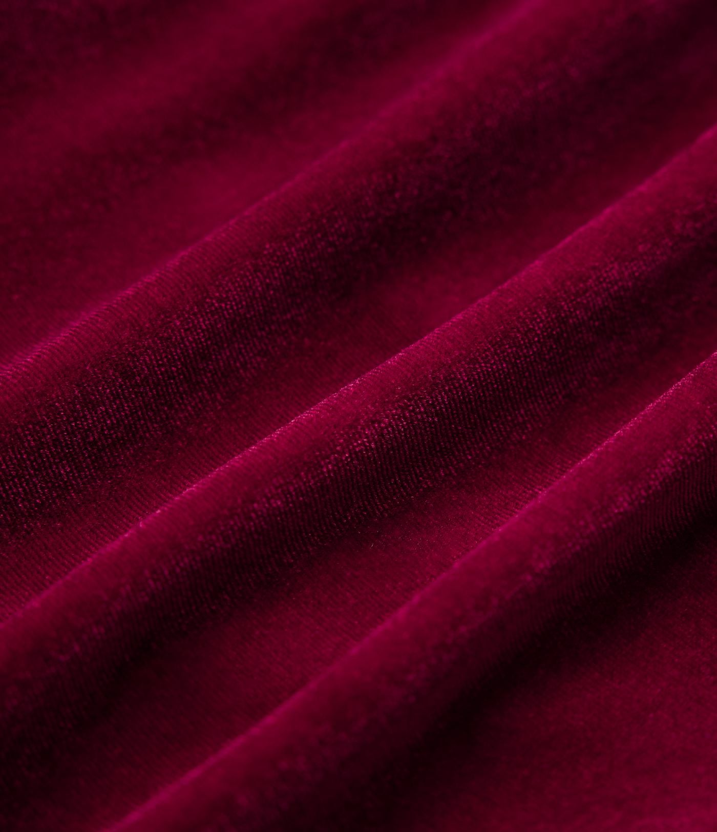 Robe mini velours portefeuille col V volants manches longues