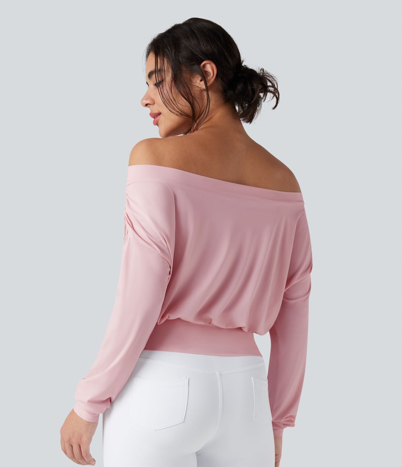 Haut de sport yoga oversize épaules dénudées effet frais InstantCool séchage rapide