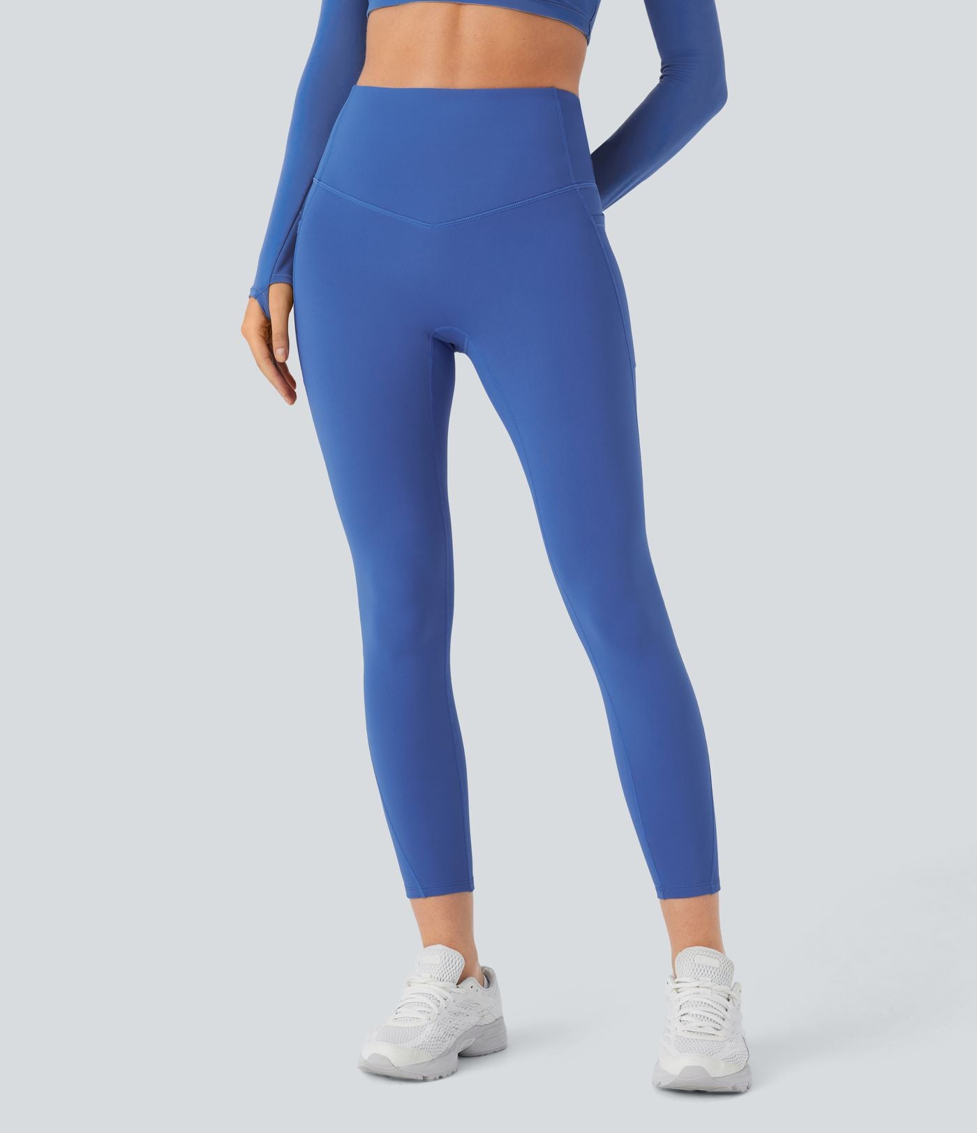 Legging de sport taille haute gainant et thermique Softlyzero™ avec poches