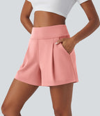 Short de travail large taille haute DayStretch avec poches