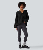 Sweat-shirt décontracté à capuche, cordon de serrage, manches longues et poches