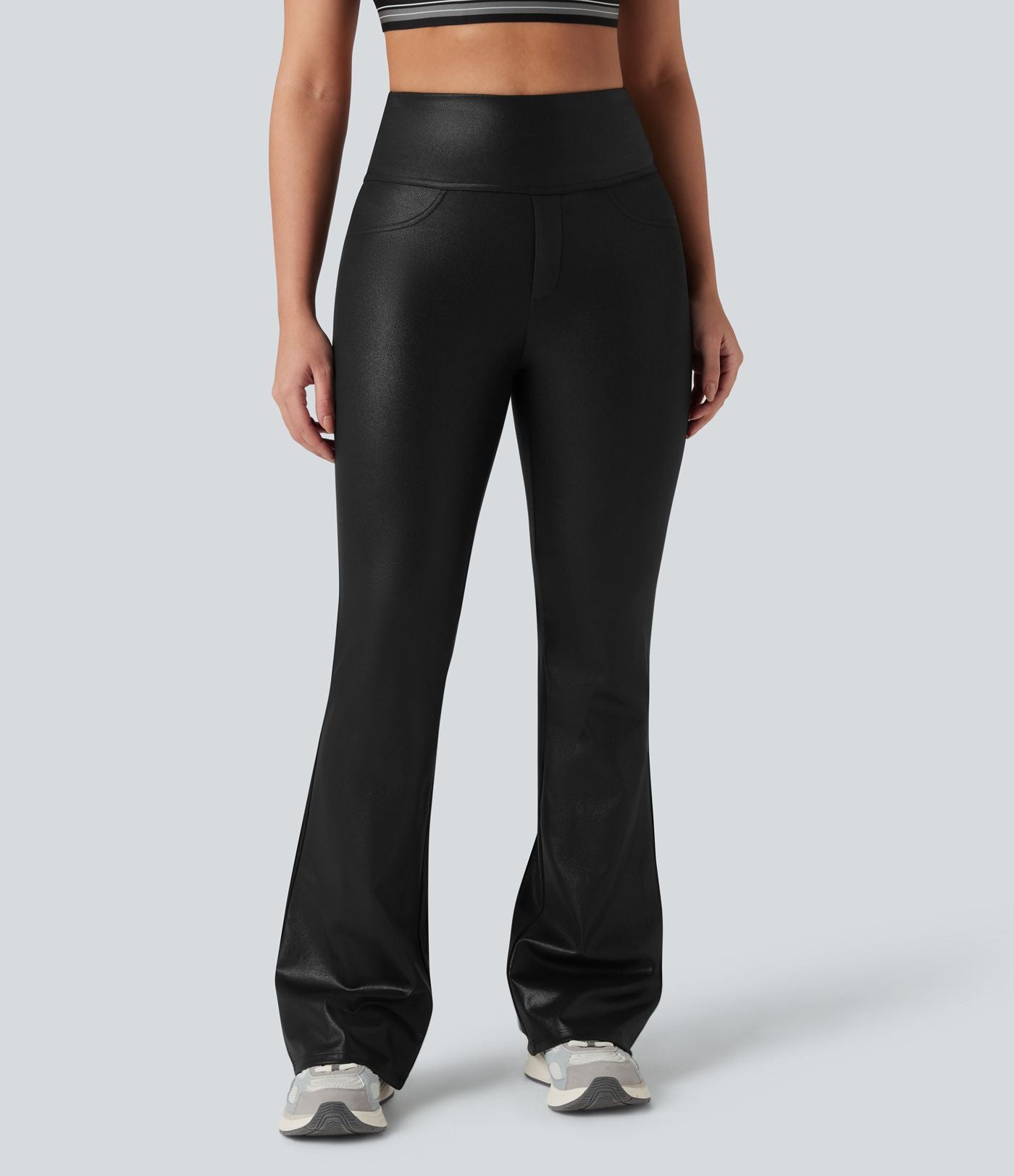 Legging 7/8 de yoga gainant taille haute toucher frais et séchage rapide avec poches - UPF50+ Halara UltraSculpt™