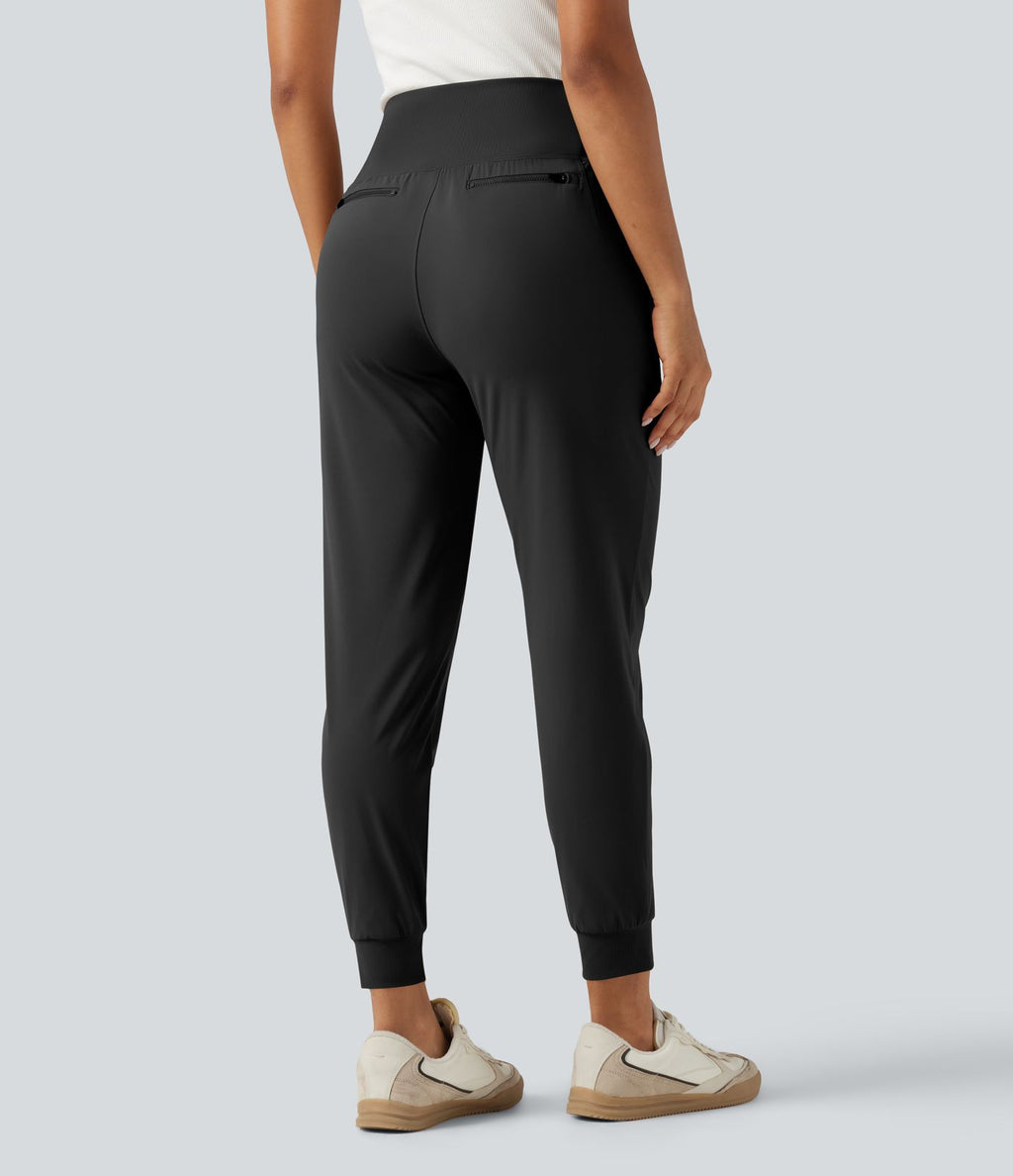 Jogging fuselé Halara UltraSculpt™ taille haute esprit bureau avec poches