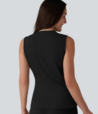 Gilet décontracté SoftlyZero™ Airy à col V et effet frais InstantCool