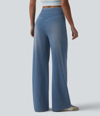 Halara Flex™ Jean large décontracté taille haute ventre plat avec poches