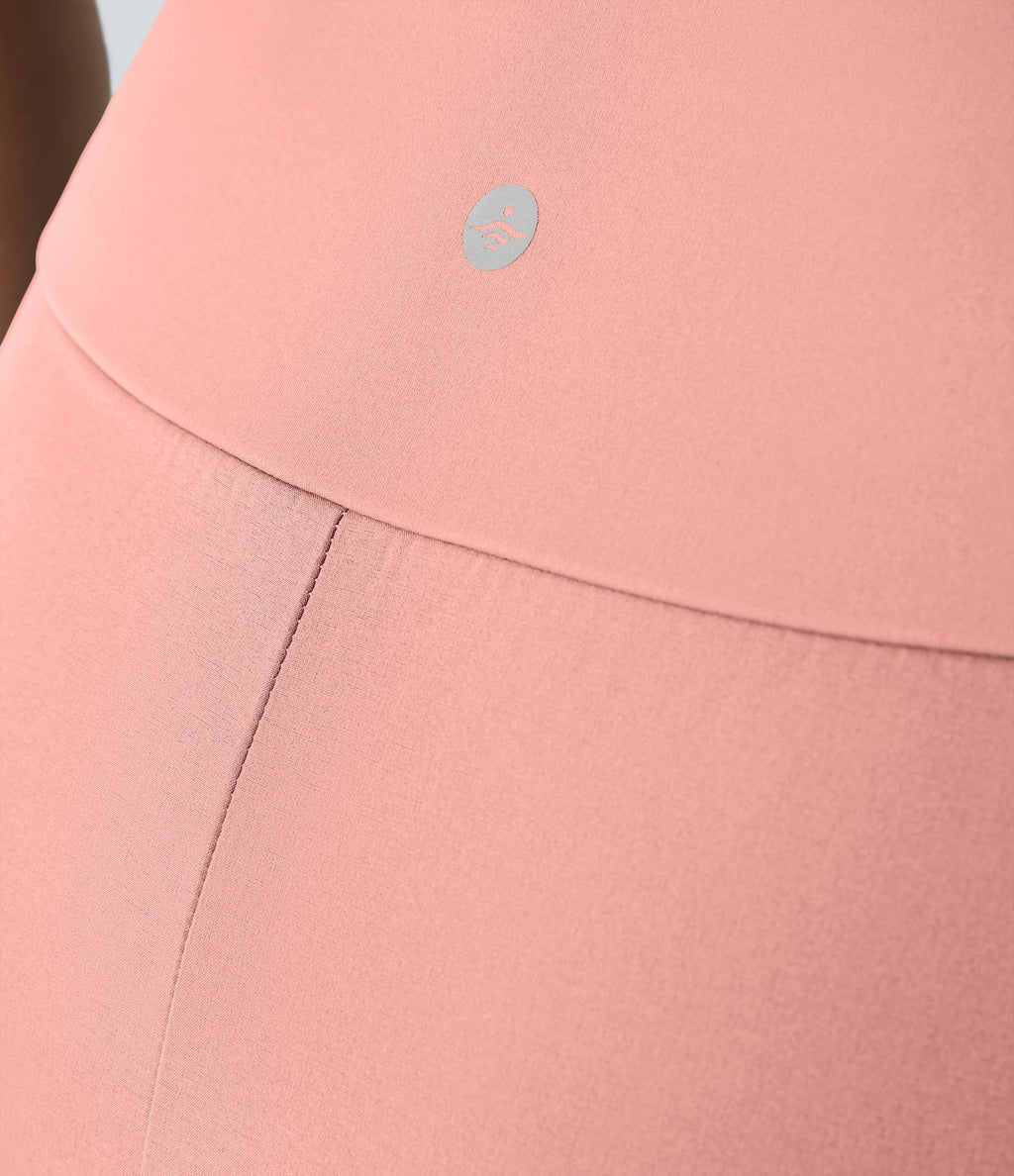 Jupe Longue Casual Breezeful™ Taille Haute à Volants 2en1 Fluide Sèchement Rapide Quotidien Maxi