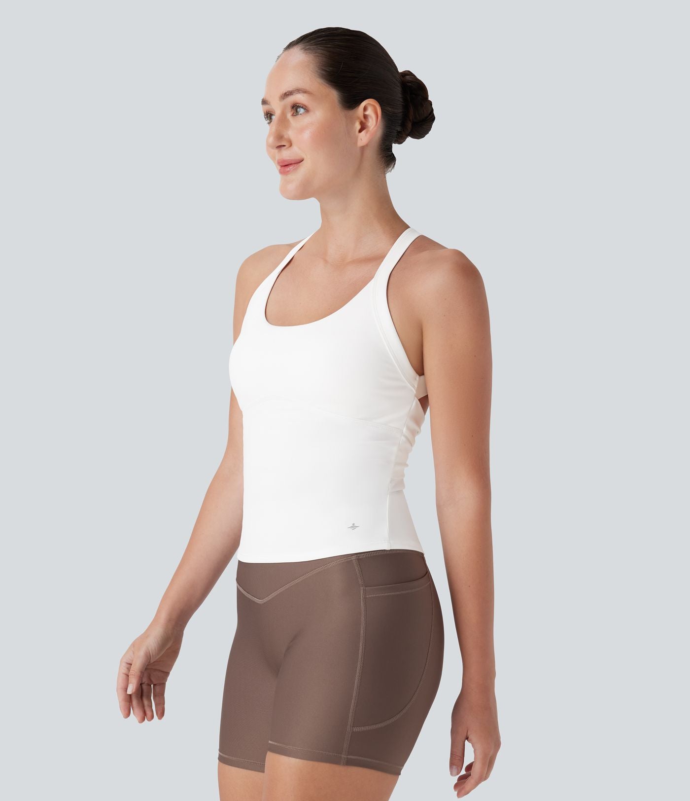 Débardeur yoga SoftlyZero™ Plush à découpes A-D