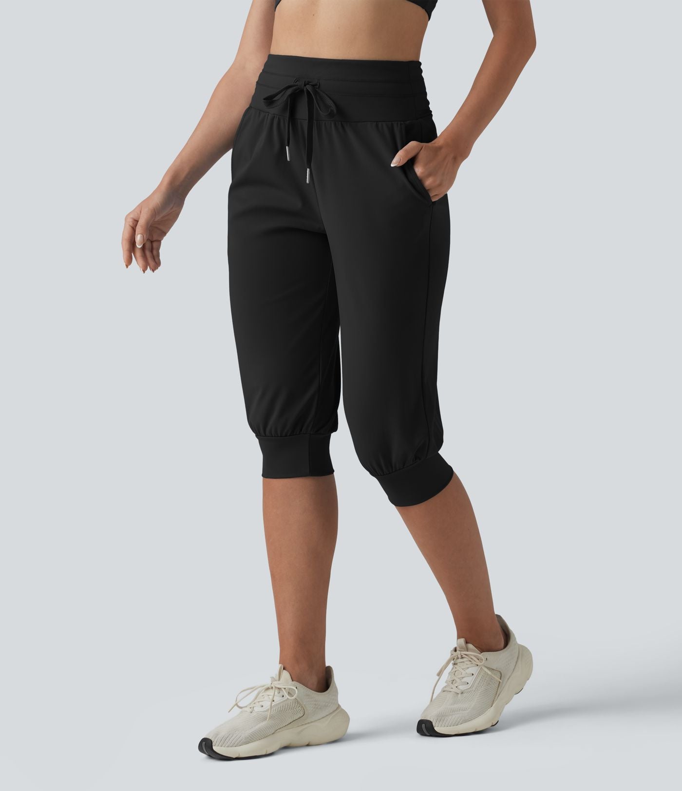 Jogging corsaire de yoga SoftlyZero™ Plush taille haute ventre plat avec cordon de serrage et poches