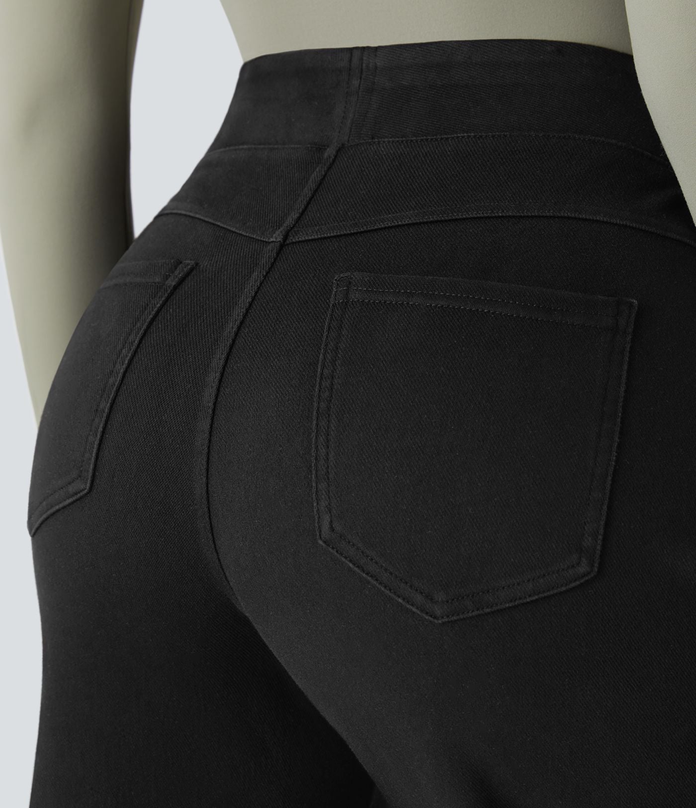 Halara Flex™ Denim Heat Jean large casual taille haute avec poches