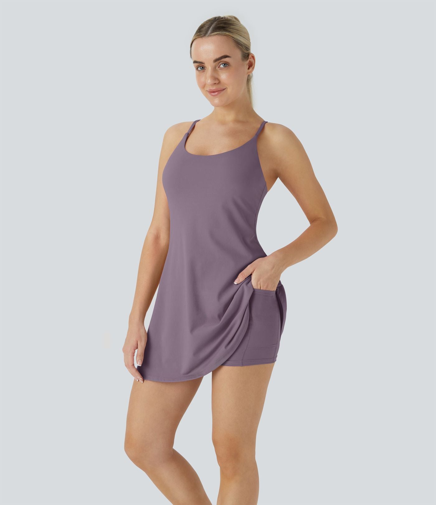 Robe de sport SoftlyZero™ Plush dos nu A-C
