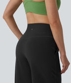 Pantalon de yoga court Halara UltraSculpt™ coupe droite gainant taille haute avec poches