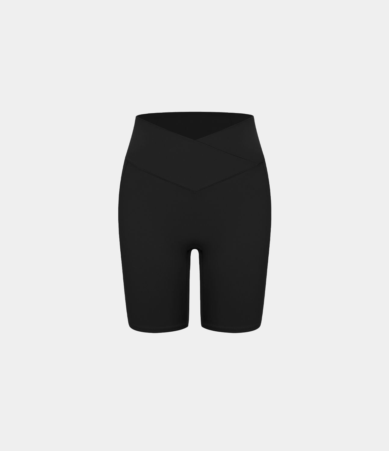 Softlyzero™ Short 17,5cm Yoga Taille Haute Crossover avec Poches Latérales