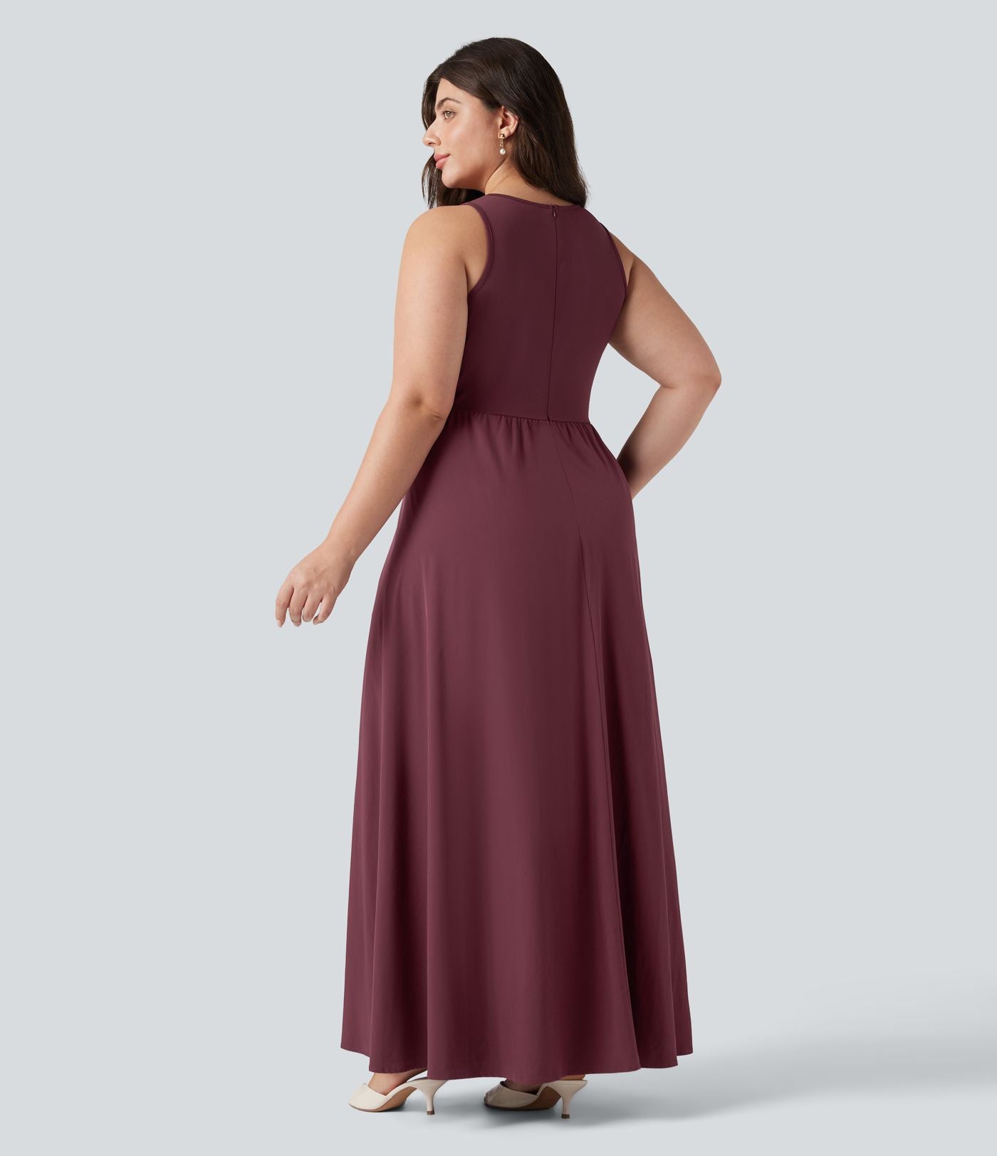 Combinaison sans manches grande taille Breezeful™ séchage rapide superposée avec poches