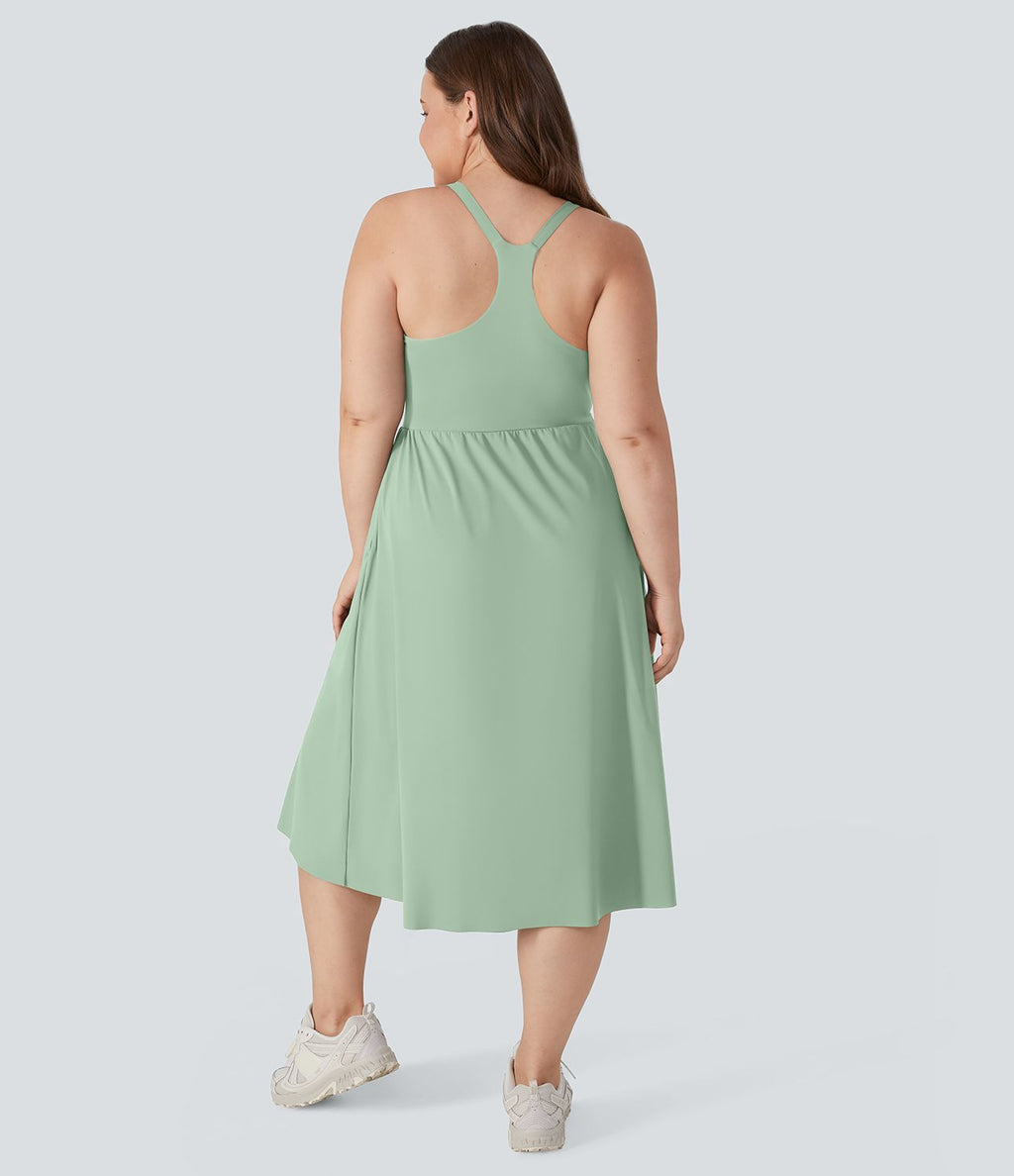 Robe Midi Casual Grande Taille Everyday - Lala Land