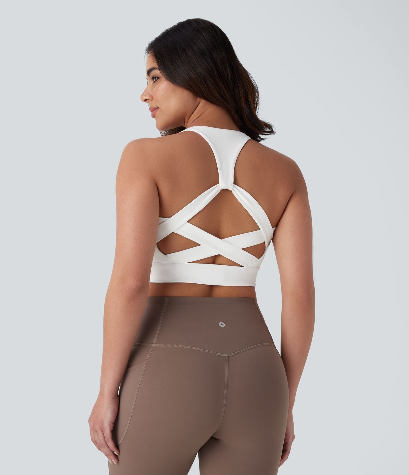 Brassière yoga dos nageur maintien léger E-G