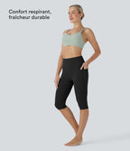 Legging corsaire de yoga gainant taille haute avec poches Halara UltraSculpt™