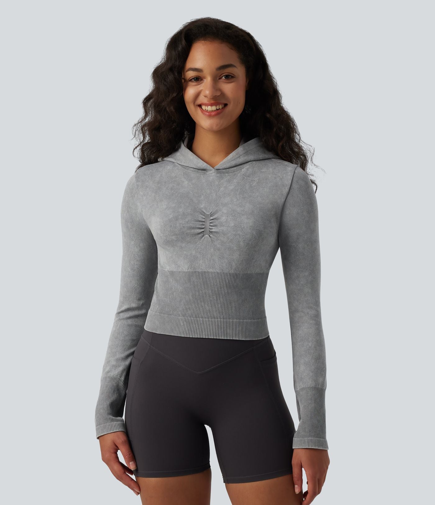 Sweat casual à capuche OneForm sans couture Flow manches longues