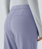 Pantalon tailleur évasé taille haute Halara Flex™ DayStretch avec poches