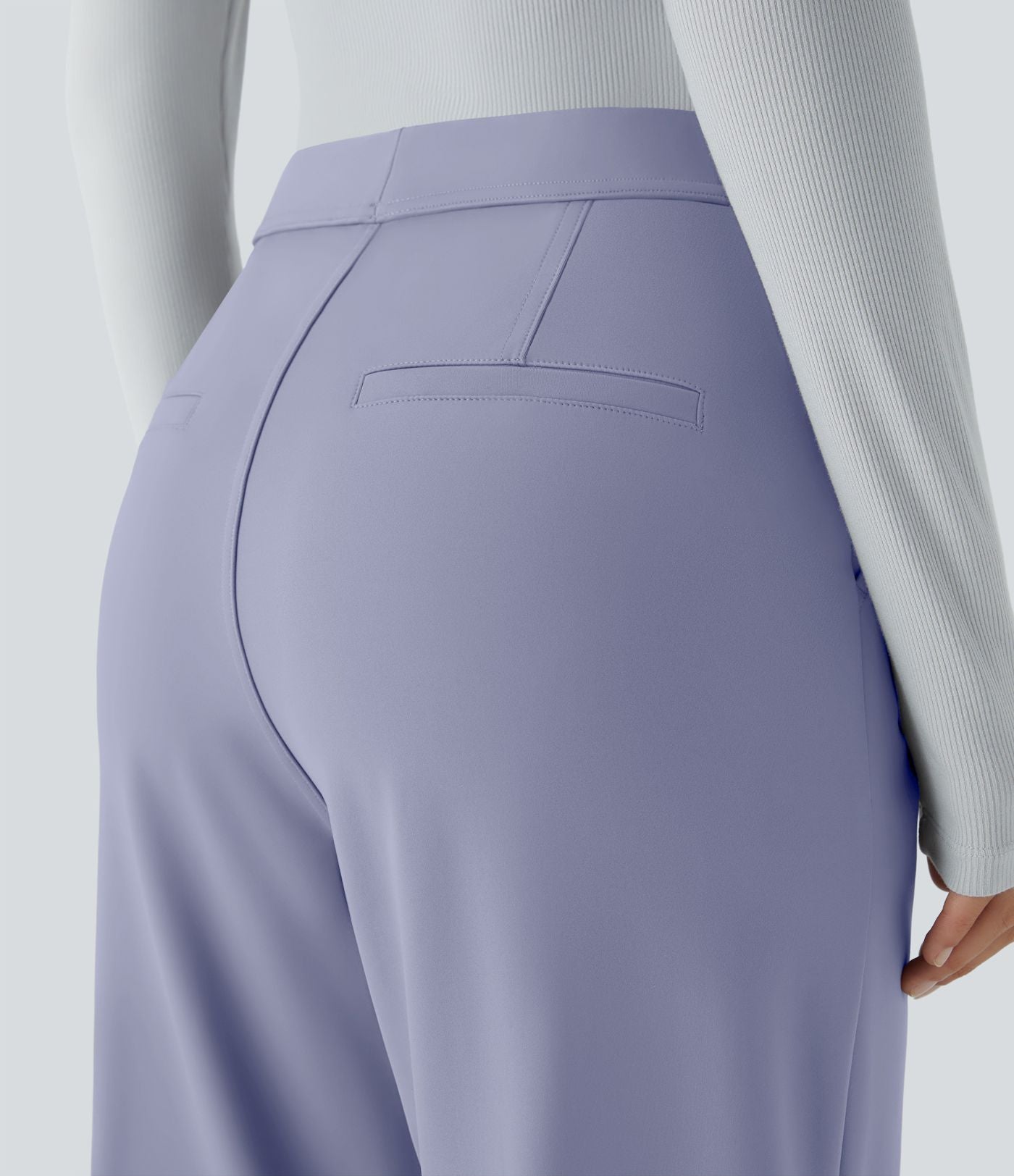 Pantalon tailleur évasé taille haute Halara Flex™ DayStretch avec poches