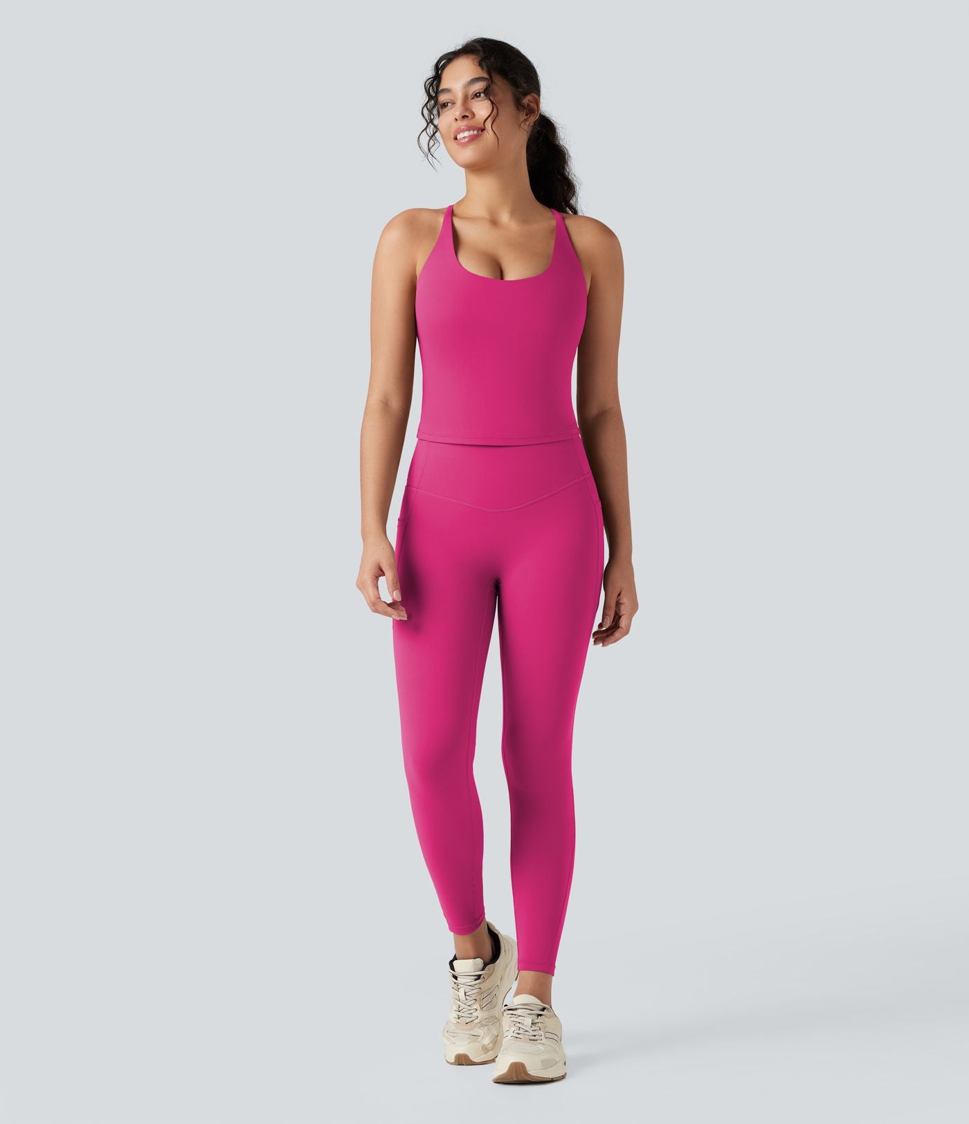 Débardeur yoga Halara UltraSculpt™ col U
