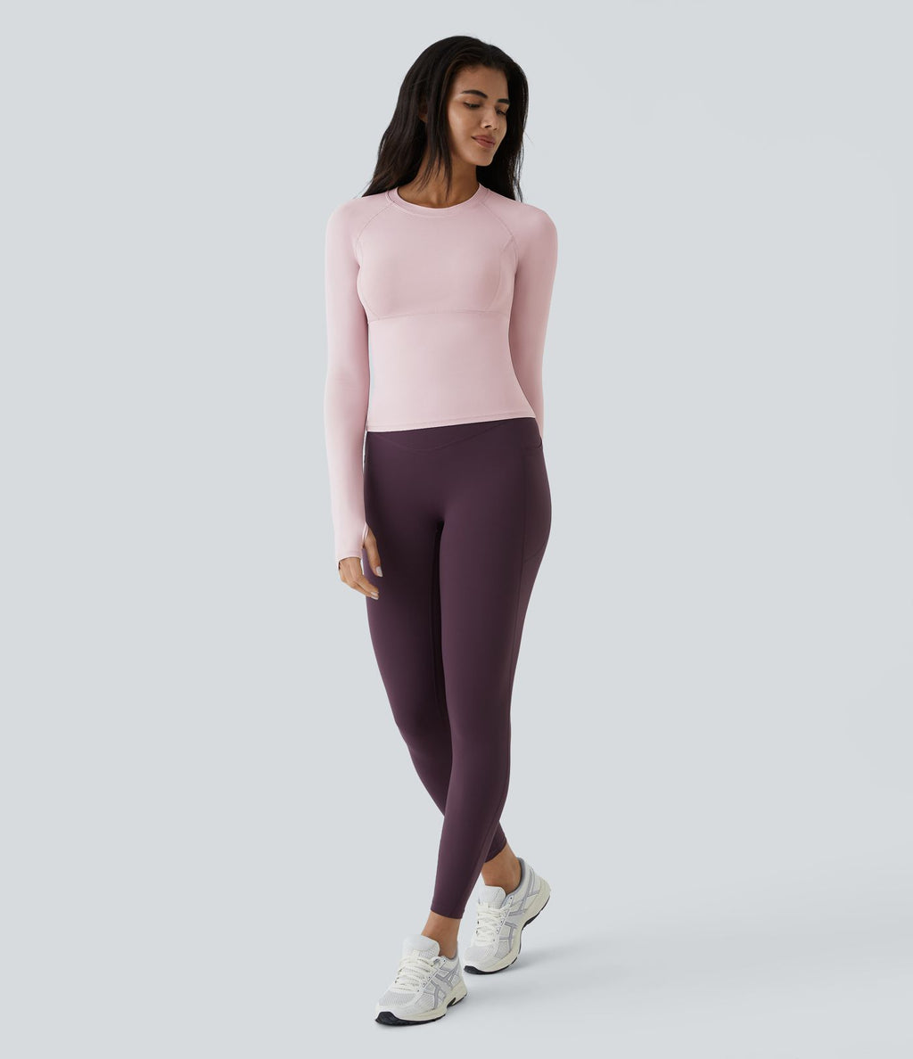 Top Sport Yoga Uni Trous pour les Pouce