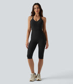 Combinaison moulante dos nu Halara UltraSculpt™ gainante et gainante avec poches - Édition Easy Peezy