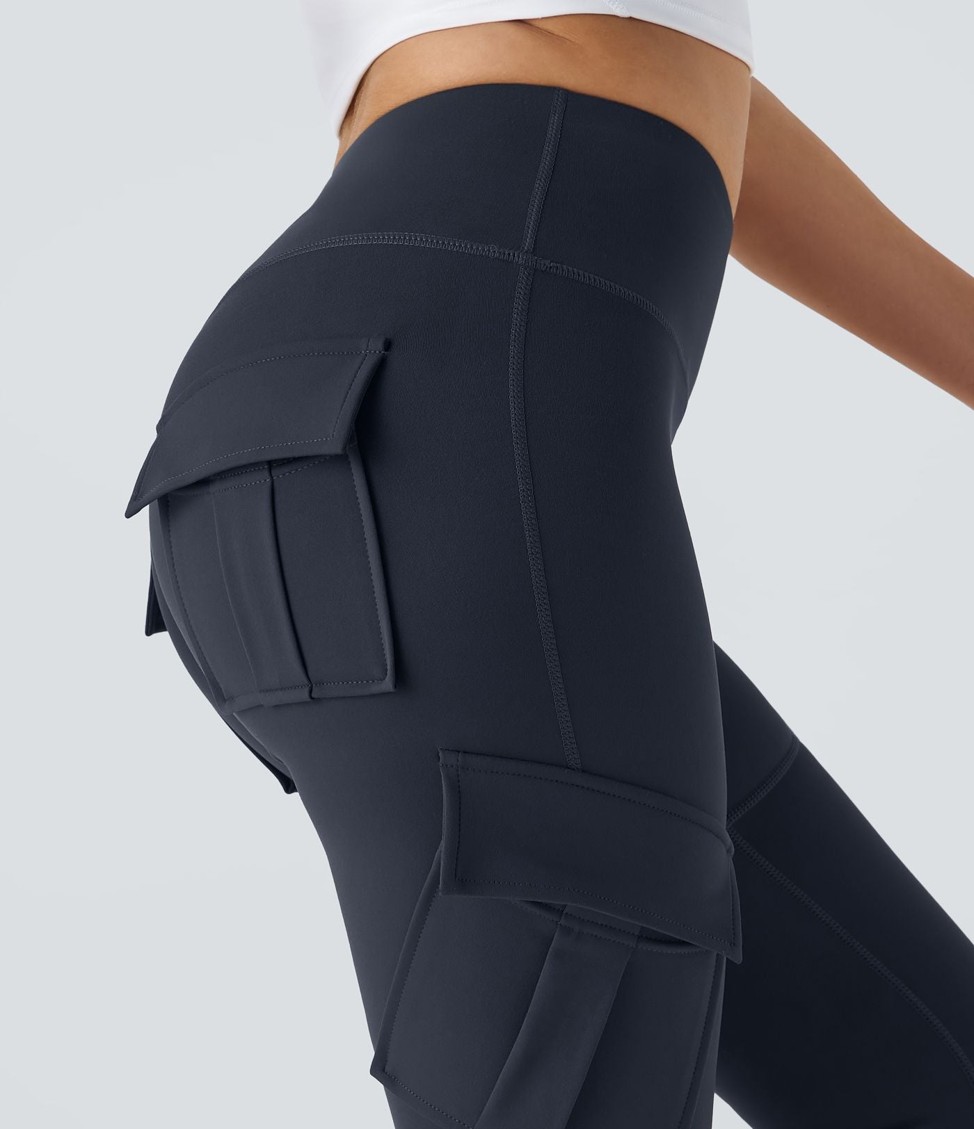 Legging yoga ajusté cargo taille haute DayStretch avec poches