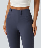 Pantalon de golf flare effet frais InstantCool taille haute à séchage rapide avec poches et protection solaire UPF50+