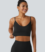 Brassière de sport et de yoga Halara UltraSculpt™ côtelé à maintien léger