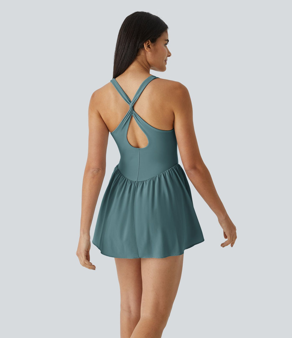 Robe de sport mini 2-en-1 Breezeful™ corset fluide séchage rapide avec poche padel/pickleball A-C