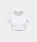 Softlyzero™ Plush Sports Top Ourlet Croisé
