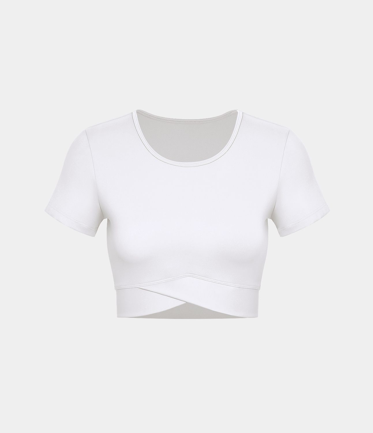 Softlyzero™ Plush Sports Top Ourlet Croisé