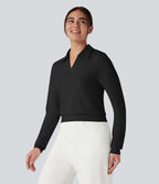Haut de sport polo à manches longues sans couture OneForm Seamless Flow