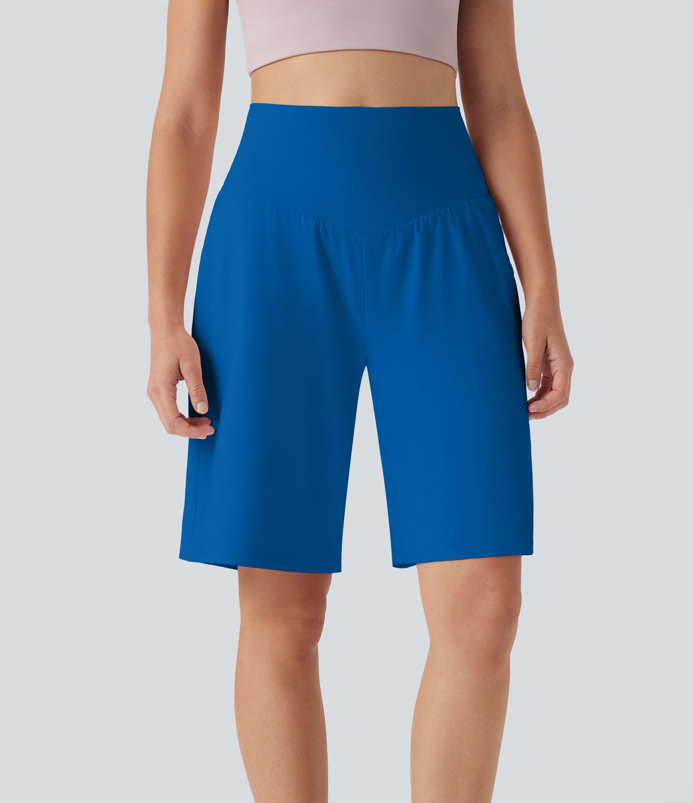 Bermuda SoftlyZero™ Airy de yoga taille haute avec poches multiples et effet frais InstantCool