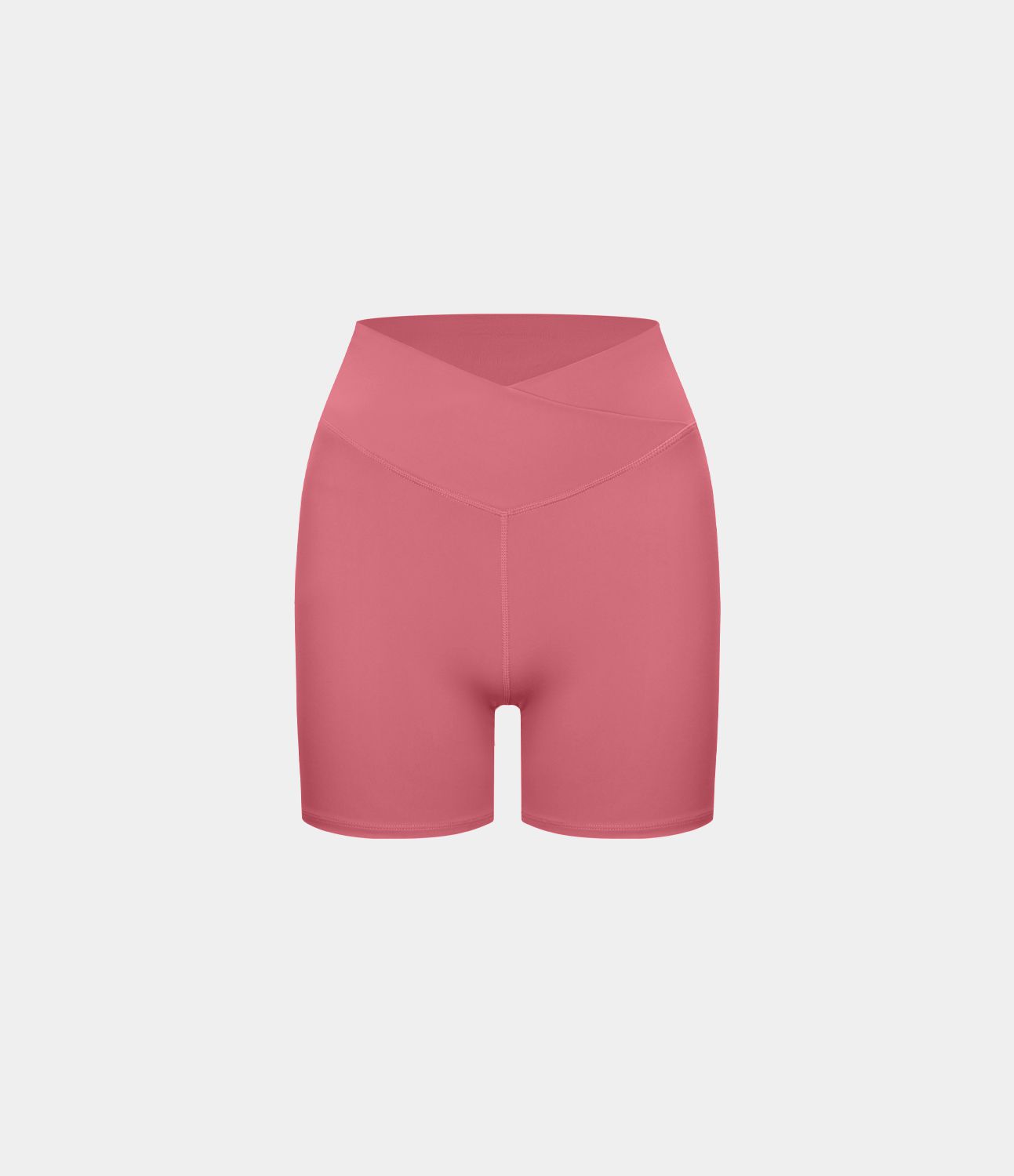 Softlyzero™ Plush Shorts 12,5cm Yoga Taille Haute Croisés Froncés