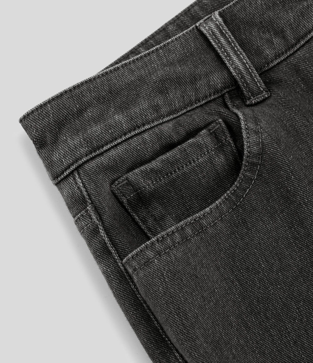 Halara Flex™ Jean Évasé Casual Taille Mi-haute Tricot Extensible Boutonnés Poches