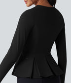 Veste de travail basque zippée col rond DayStretch