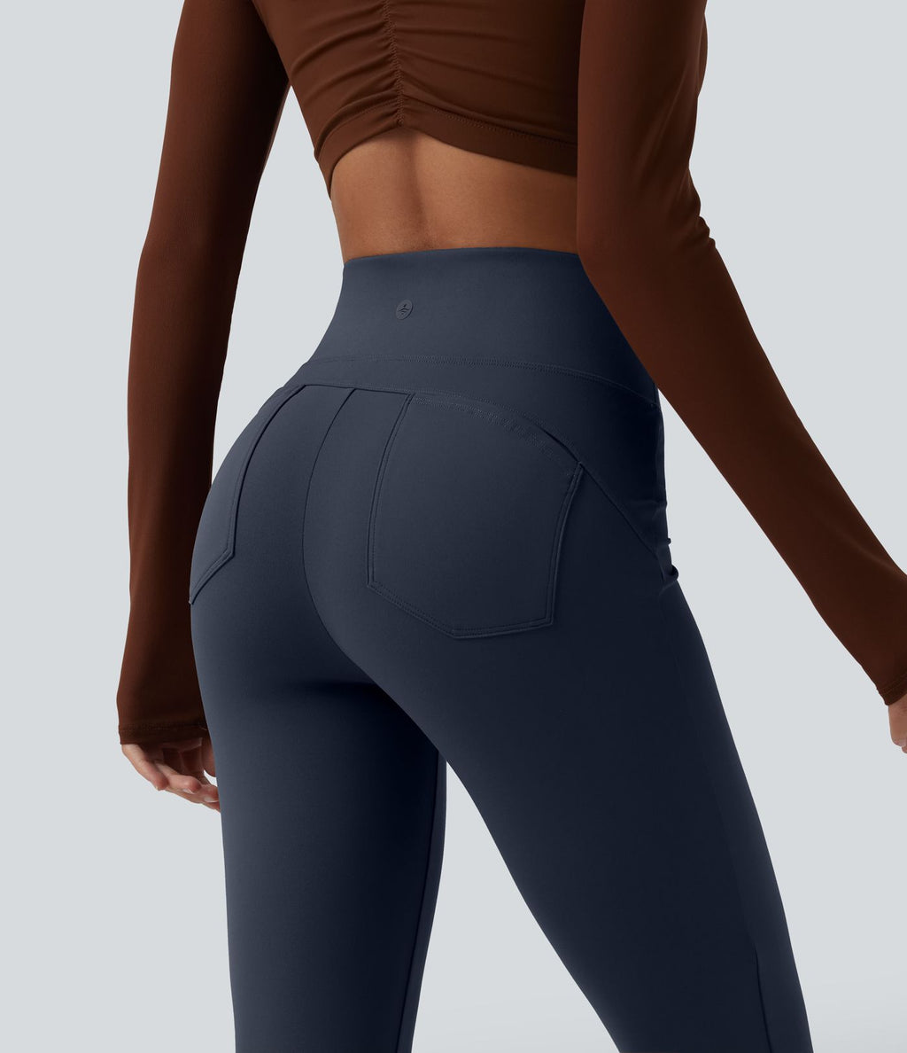 Legging de yoga bootcut DayStretch gainant taille haute avec poches