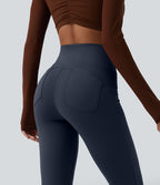 Legging de yoga bootcut DayStretch gainant taille haute avec poches