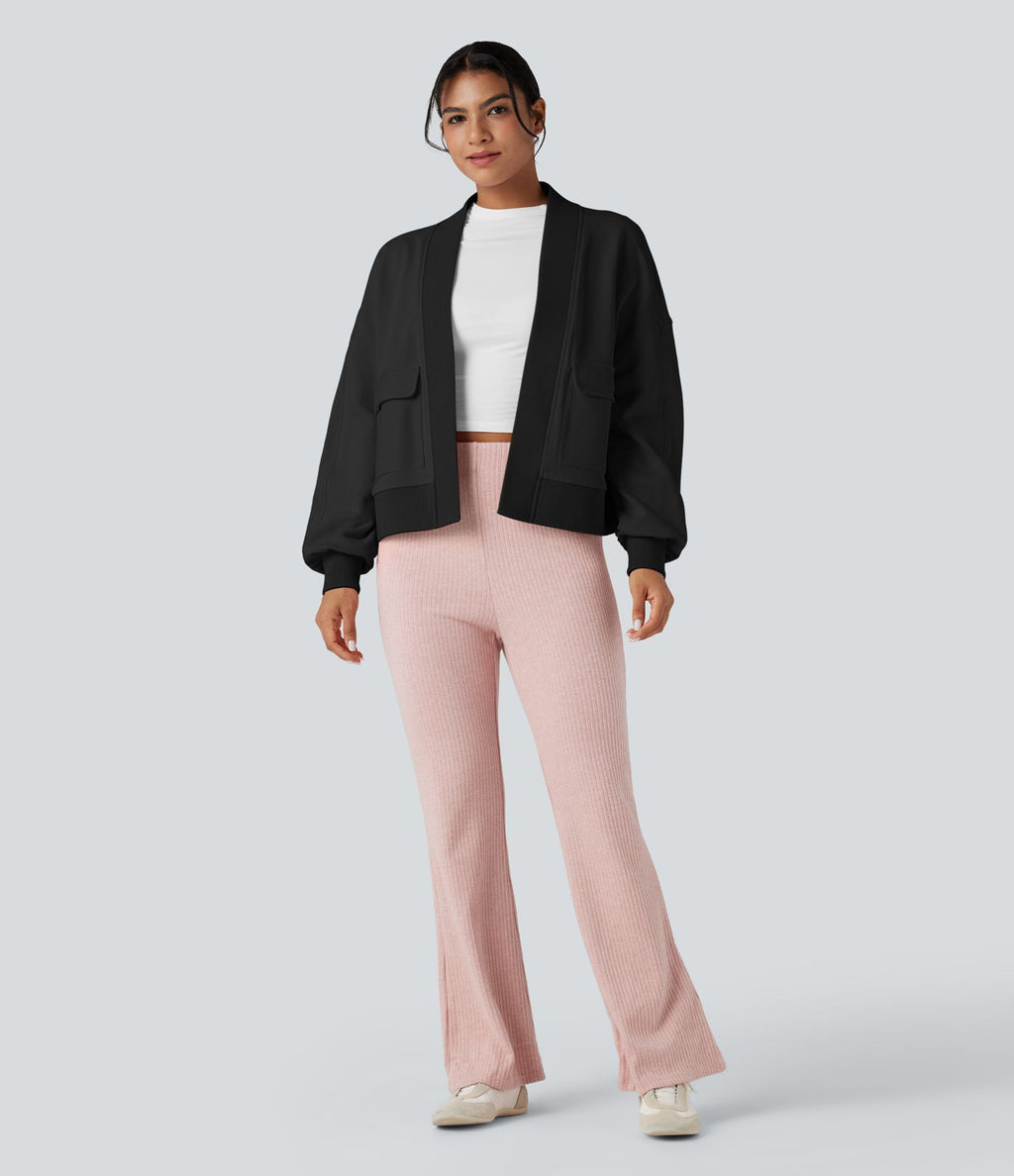 Sweat-shirt oversize manches longues avec poches