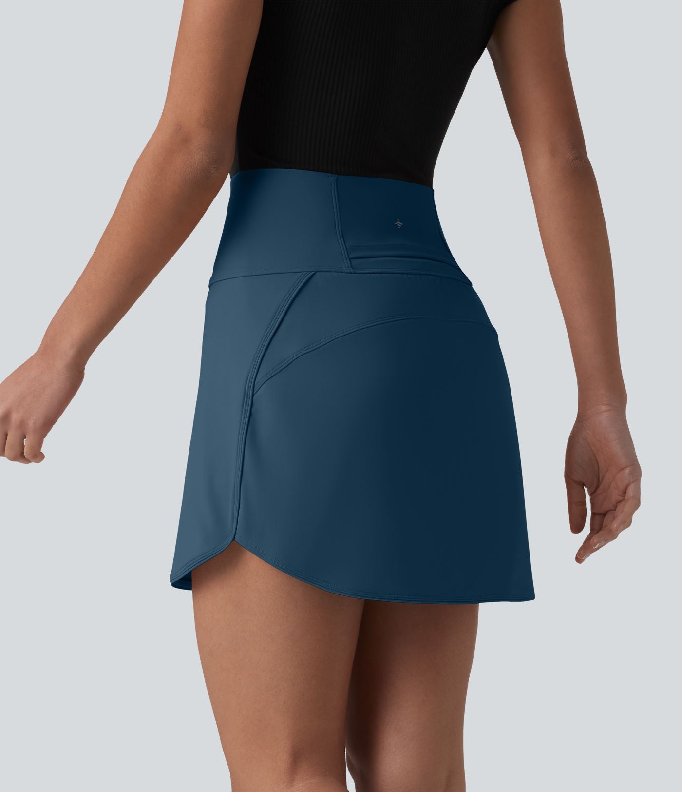 Jupe de golf courte 2-en-1 SoftlyZero™ Airy effet frais InstantCool taille ultra-haute gainant avec ourlet arrondi et poches
